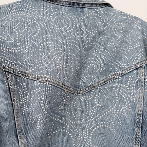 levi’s shrunken 90s rhinestone jacket - Picture 6 of 8